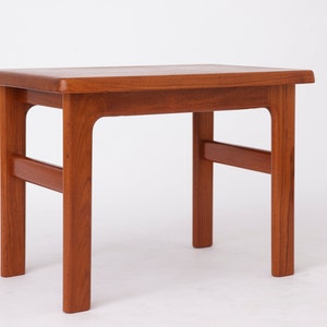 Teak coffee table by Niels Bach for Randers Denmark 1970s Vintage