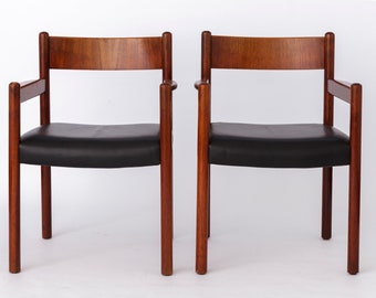 2 of 12 Vintage Armchairs, 1960s, Danish Teak