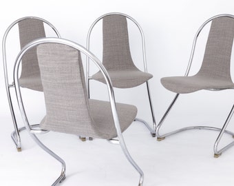 4 Space age chairs 1970s - by Tacke Sitz Möbel, Germany