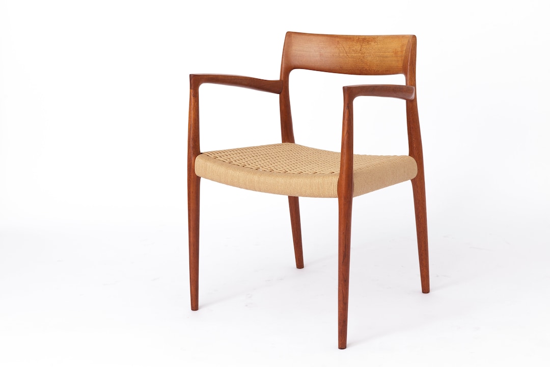1 of 2 Niels Otto Møller Model 57 Teak Armchair, 1960s Danish Modern ...