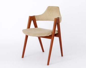 Chaise de bureau de Kai Kristiansen années 1960, modèle Compass, danois, teck