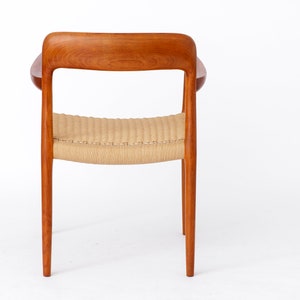 Armchair No. 56 by Niels Otto Møller (1954) – Teak Frame, Renewed Danish Paper Cord, Worldwide Shipping image 8