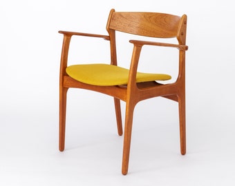 Vintage Fauteuil van Erik Buch voor OD Mobler, jaren 60, Deens, teak