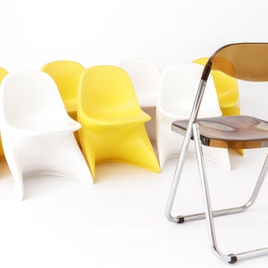 Set of 7 Cassalino Kids’ Chairs by Casala, Designed by Alexander Begge – Vintage 1970s Retro Charm for Your Space