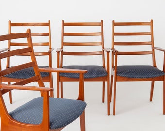 4 teak dining chairs 1960s by KS Mobler