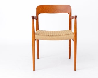 1 of 4 Niels Moller Armchair, model 56, Teak, 1950s, Vintage