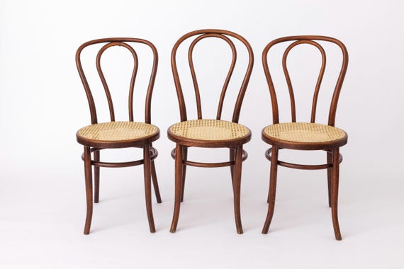 Vintage Bentwood Chair – 1950s-1960s, Beech Wood, New Viennese