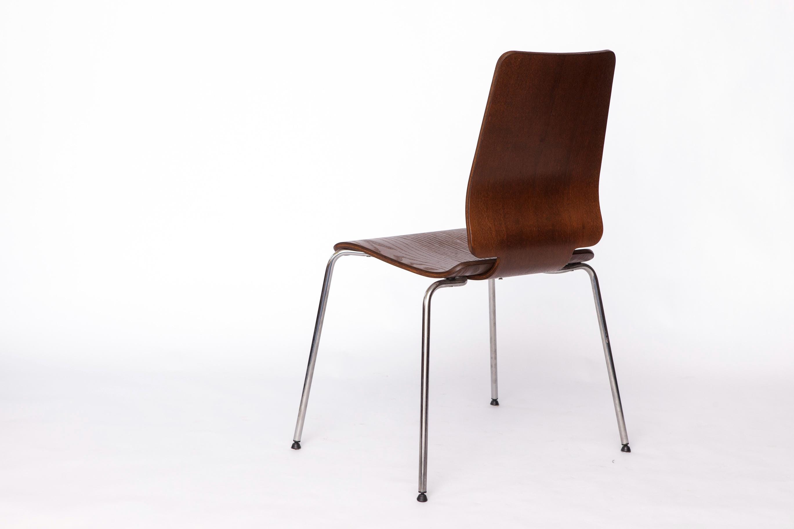 IKEA Gilbert Chair – 1990s Vintage Stackable Dining Chair, Teak