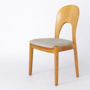 1 of 3 Niels Koefoed Chairs Oak 1970s Danish Vintage image 3