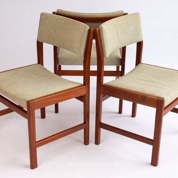 Set 3 Chairs Kurt Ostervig Danish Vintage Teak 60s-70s