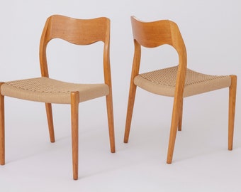 Niels Otto Møller Teak Chair, Model 78, Danish Mid-century Modern
