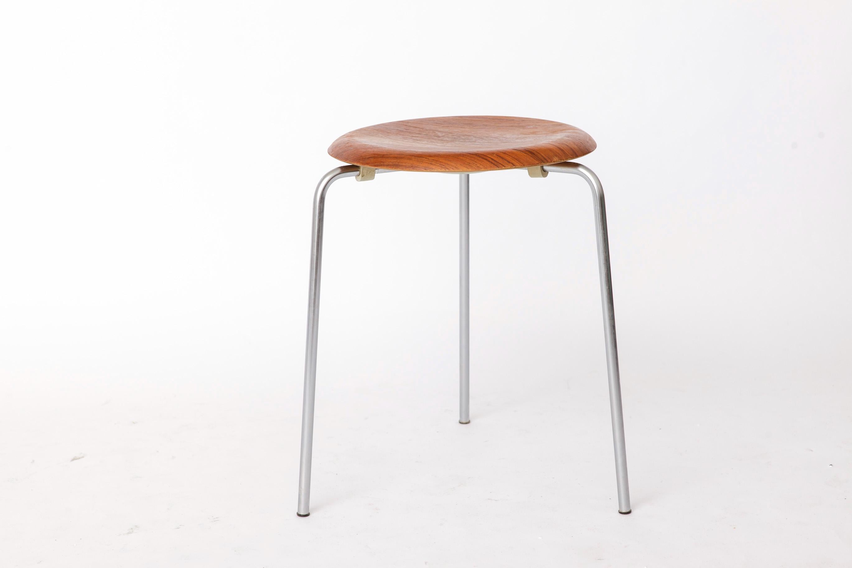 Arne Jacobsen Stool for Fritz Hansen, Model Dot 3170, Vintage