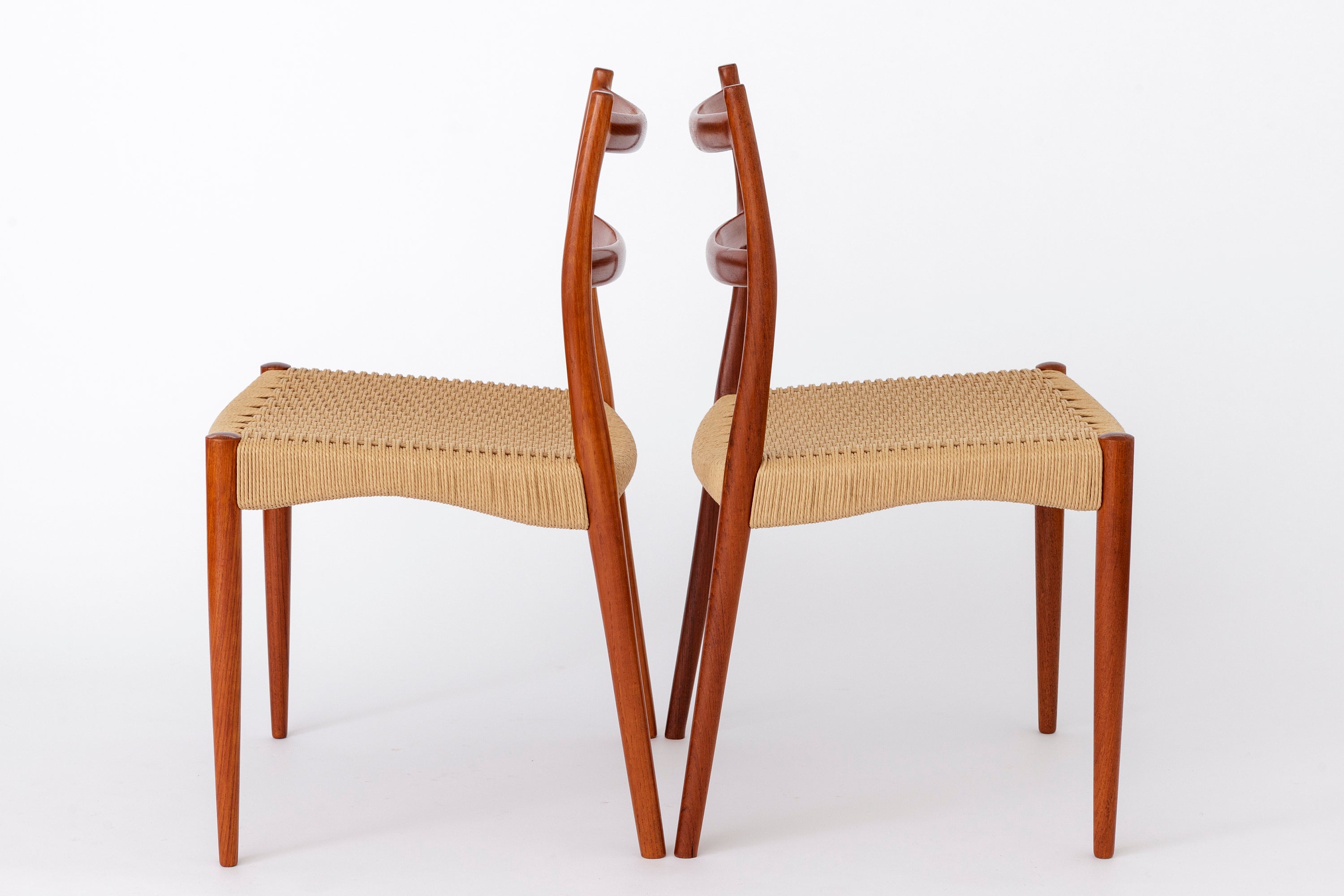 Pair of Vintage Danish Teak Dining Chairs by Søren Ladefoged Pair of Vintage Danish Teak Dining Chairs by Søren Ladefoged