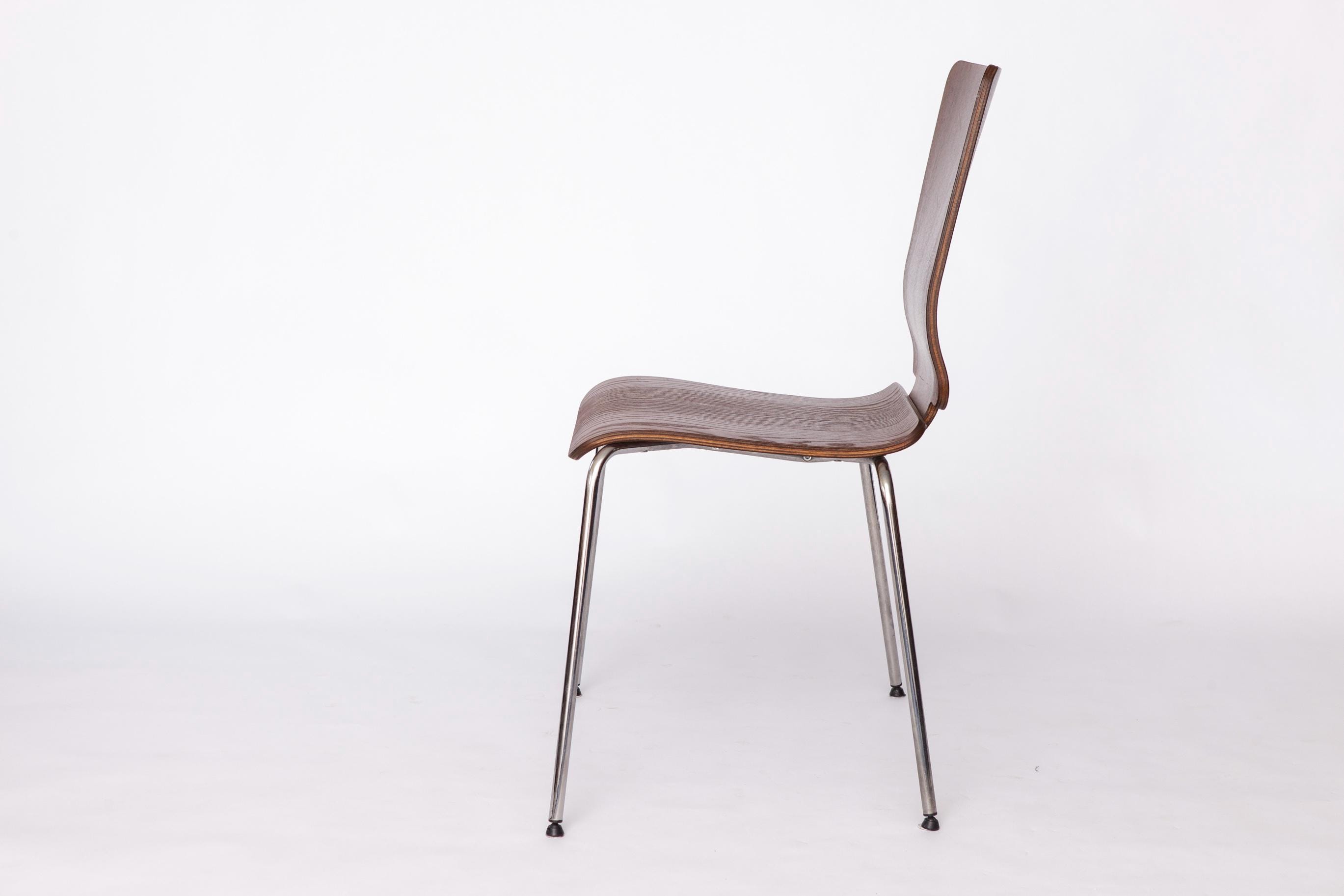 IKEA Gilbert Chair – 1990s Vintage Stackable Dining Chair, Teak