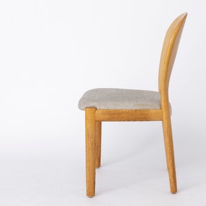 1 of 3 Niels Koefoed Chairs Oak 1970s Danish Vintage image 4