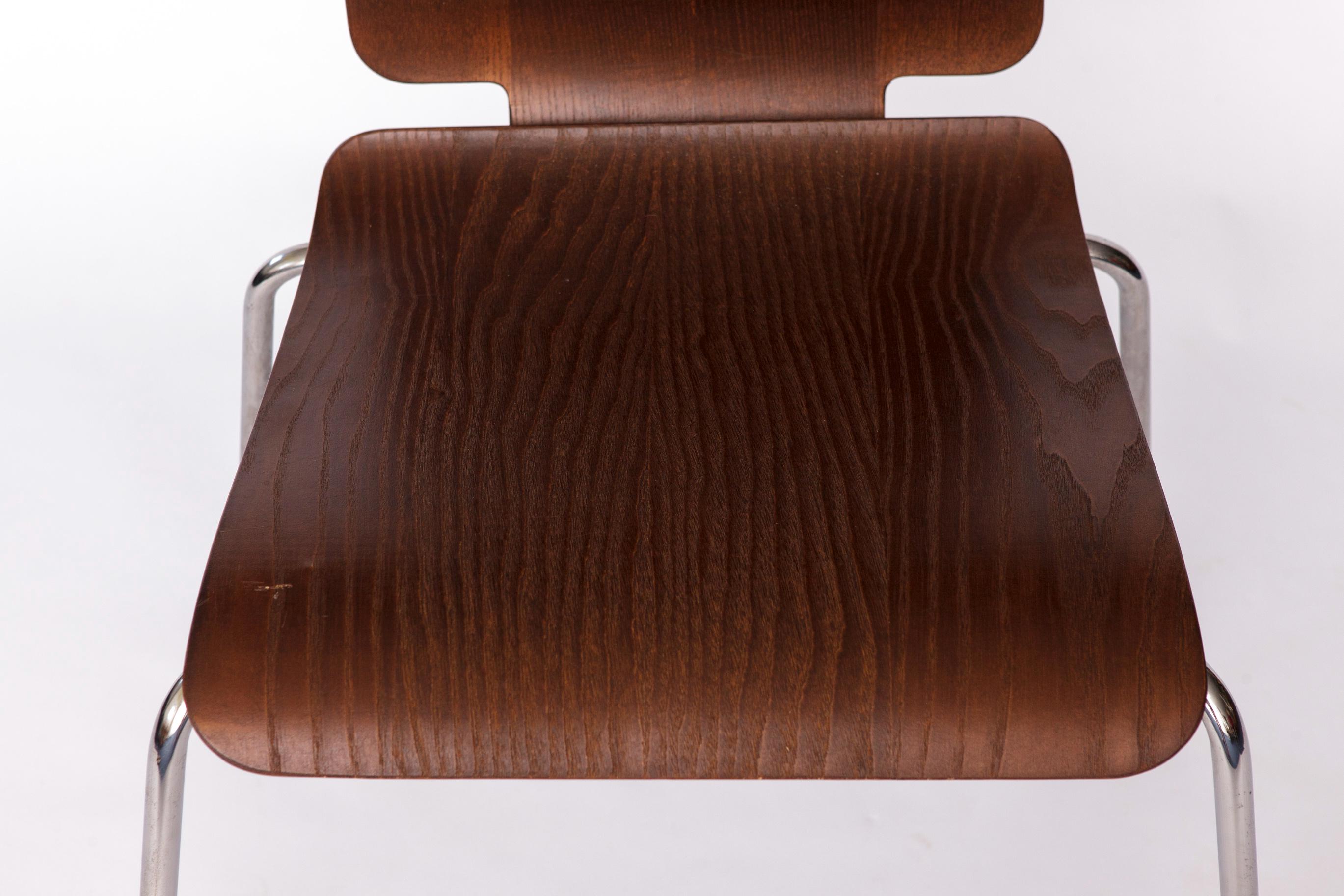 IKEA Gilbert Chair – 1990s Vintage Stackable Dining Chair, Teak