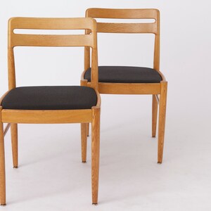 Pair of vintage chairs Bramin Danish 60s-70s Beech