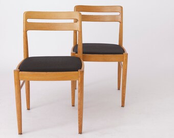 Paire de chaises vintage Bramin Danois années 60-70 Hêtre