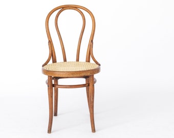 Vintage Thonet Chair No. 18, approx. 1890, Viennese hand cane