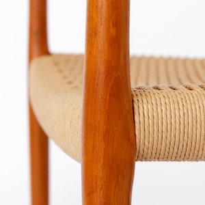 Armchair No. 56 by Niels Otto Møller (1954) – Teak Frame, Renewed Danish Paper Cord, Worldwide Shipping image 5