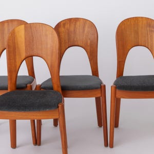 4 of 6 Dining Chairs by Danish Designer Niels Koefoed (1970s)