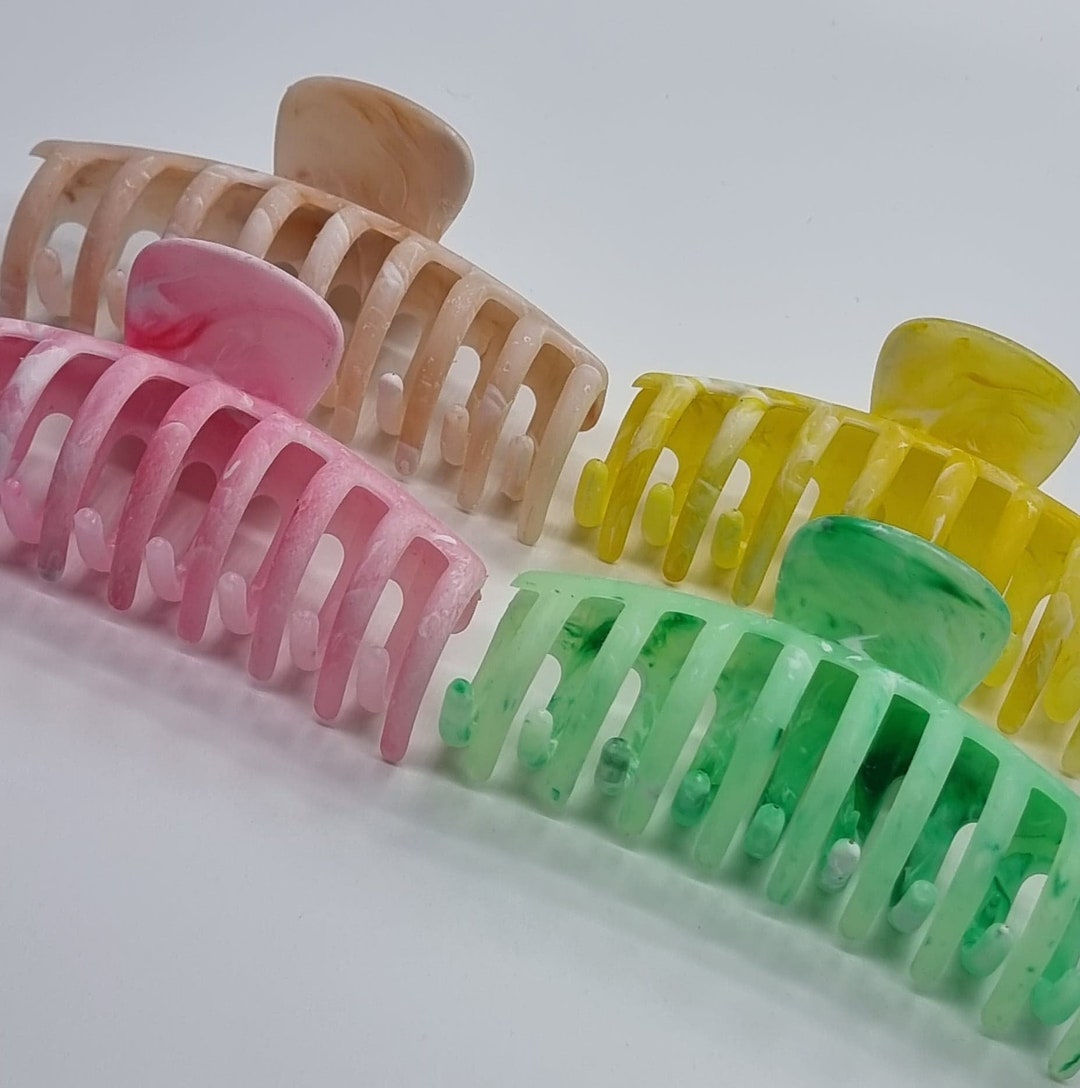 Claw Clips Stone Look Hair Claws, Hair Claw, Large Claw Clips, Hair