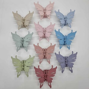 Large butterfly hair claws, Hair Claw, Large Claw clips, hair Clips, Hair accessories, thick hair