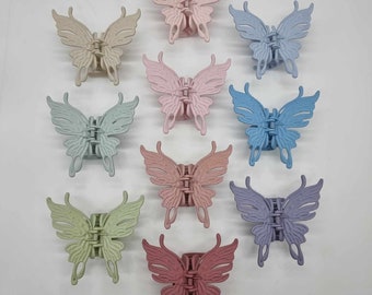 Large butterfly hair claws, Hair Claw, Large Claw clips, hair Clips, Hair accessories, thick hair