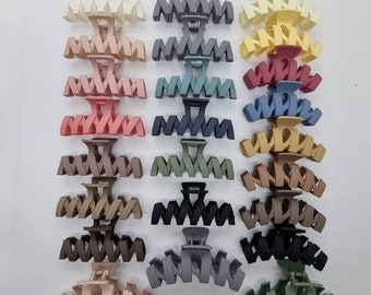 Zig zag claw clips, hair Claws, Hair accessories, thick hair