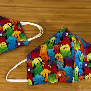 Cotton Face Mask - Doggies