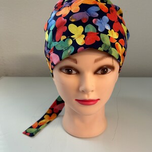Scrub Cap - Rainbow Butterflies