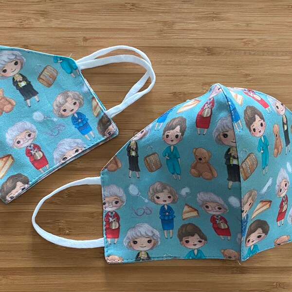 Golden Girl 4 -  Cotton Face Mask