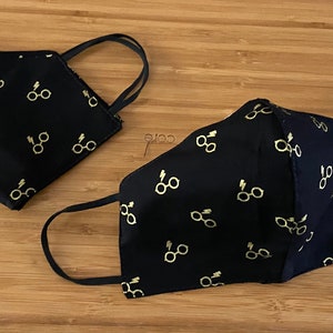 Scar and Glasses- Cotton Face Mask