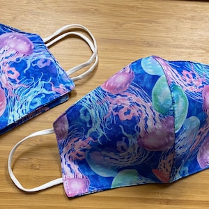 Jellyfish- Cotton Face Mask