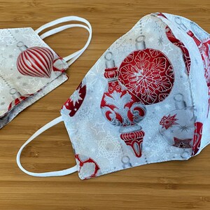 Holiday Ornaments- Cotton Face Mask