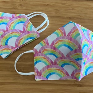 Rainbows - Cotton Face Mask