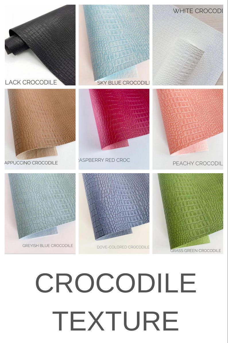 Handmade Croc Vegan Leather Planner Binder: A5/A6 Agenda Accessory Set image 7