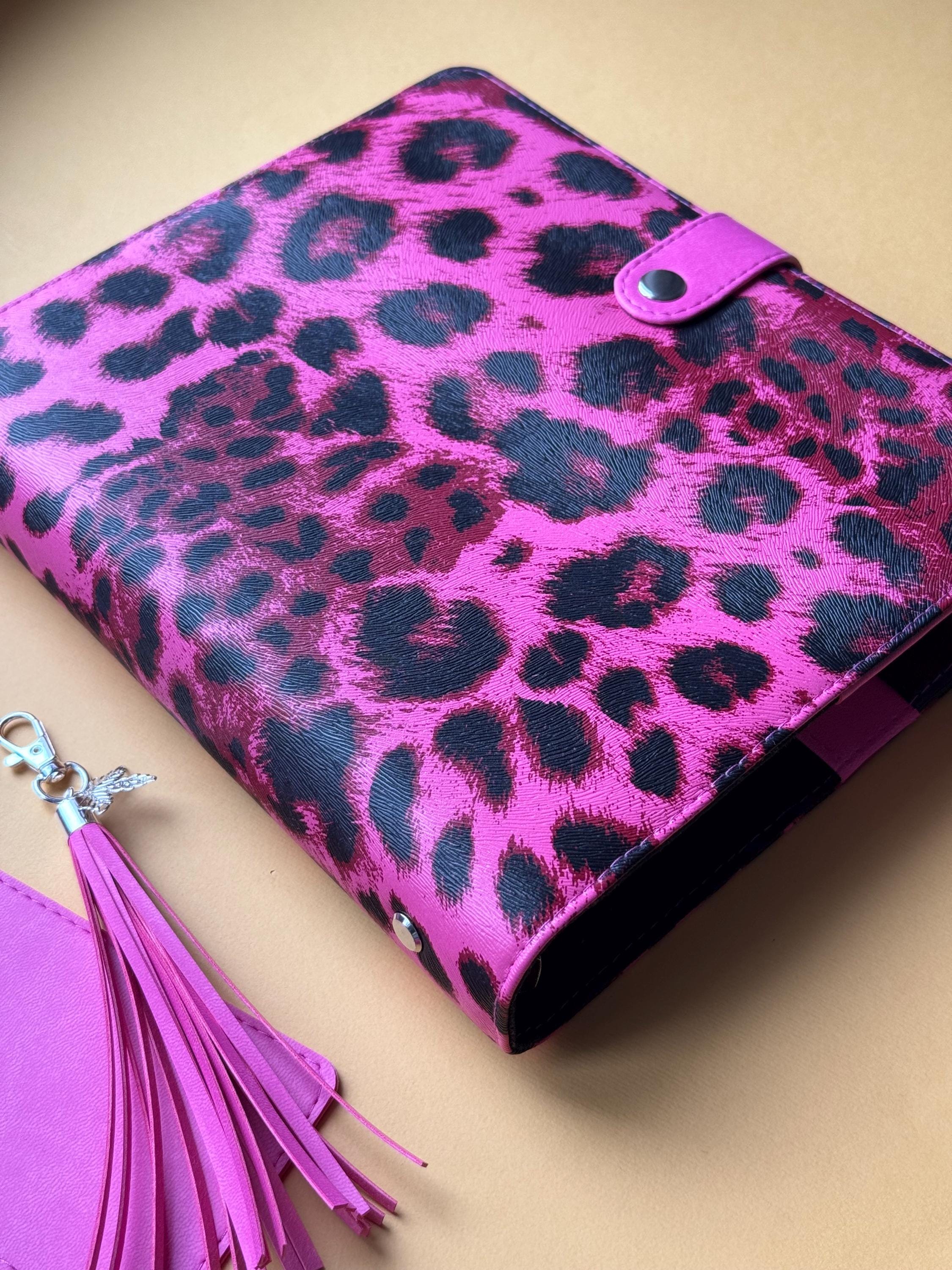 Leopard Print Planner Binder: Handmade A6 A5 Agenda Accessory Set - Etsy