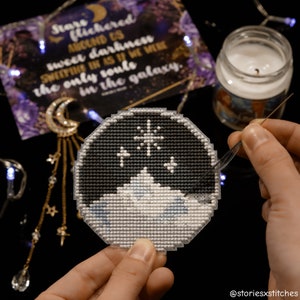 Night Court Insignia Cross Stitch Pattern PDF - A Court of Thorns and Roses - Sarah J Maas (OFFICIALLY LICENSED)