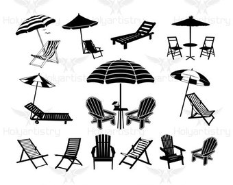Beach Chair Svg Etsy