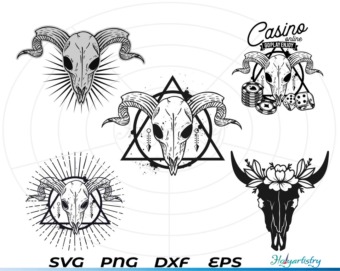 Bull Skull Svg, Bull Svg, Skull Svg, Bulls Horns Svg, Cow Skull Svg
