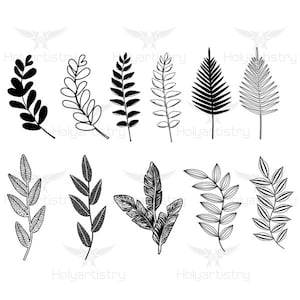 Leaf bundle  SVG, Leaf bundle Cutting File for Cricut, Vector, Silhouette, Clipart,Vinyl cut Files, png, eps, dxf file