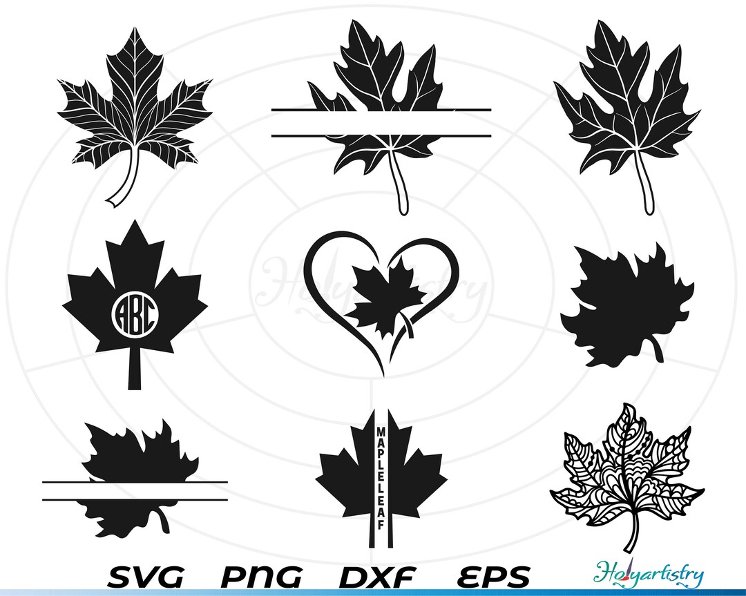 Maple Leaves SVG, Canadian Leaf Svg, Autumn Maple Leaf Svg, Clipart ...