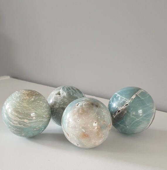 Sky Blue Quartz Sky Blue Quartz Sphere Sky Blue Chalcedony Etsy