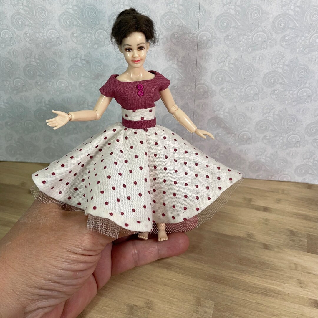 50's Doll Clothes Retro Doll Clothes 1 12 Scale Dolls Etsy