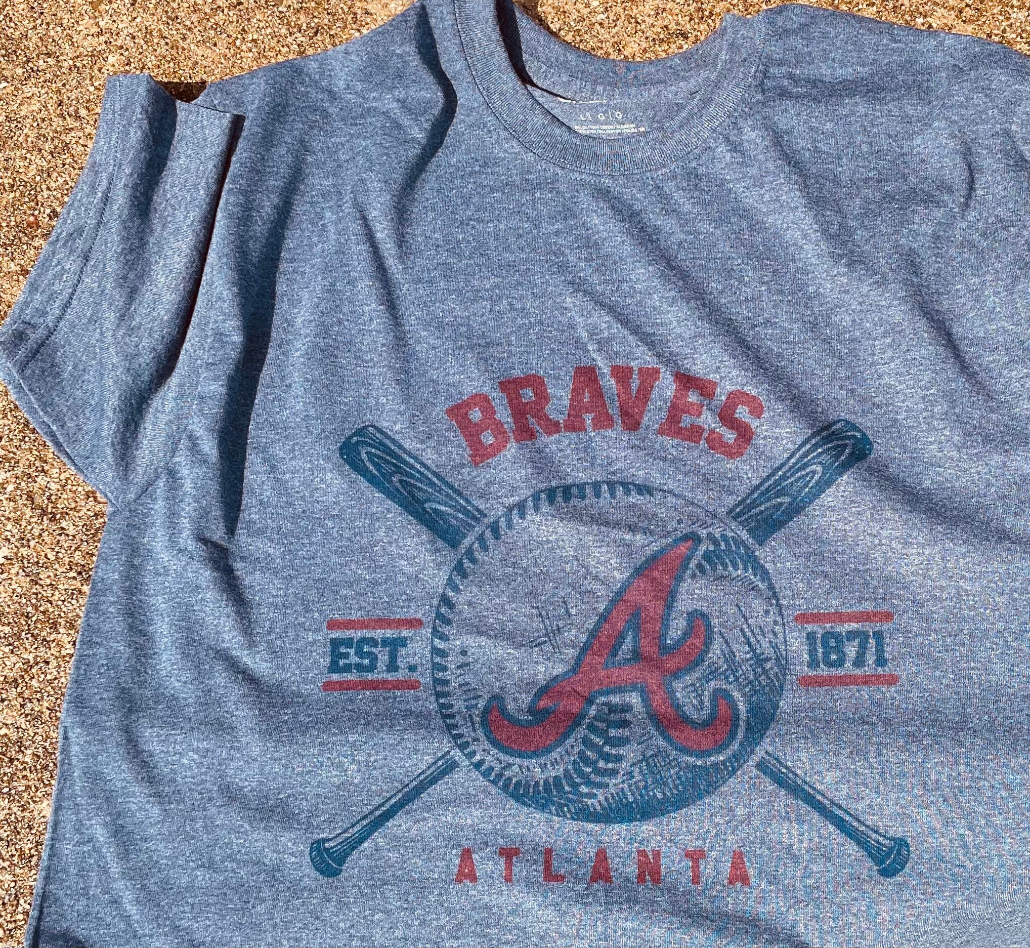 Atlanta Braves Established 1871 Baseball Tshirt Etsy