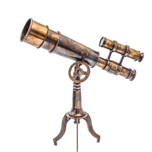 Antique Telescope, Unique Vintage Telescope, Corporate Gift, Groomsmen Gift, Mens Gift, Fathers day Gift, Gift for him, Christmas Gift