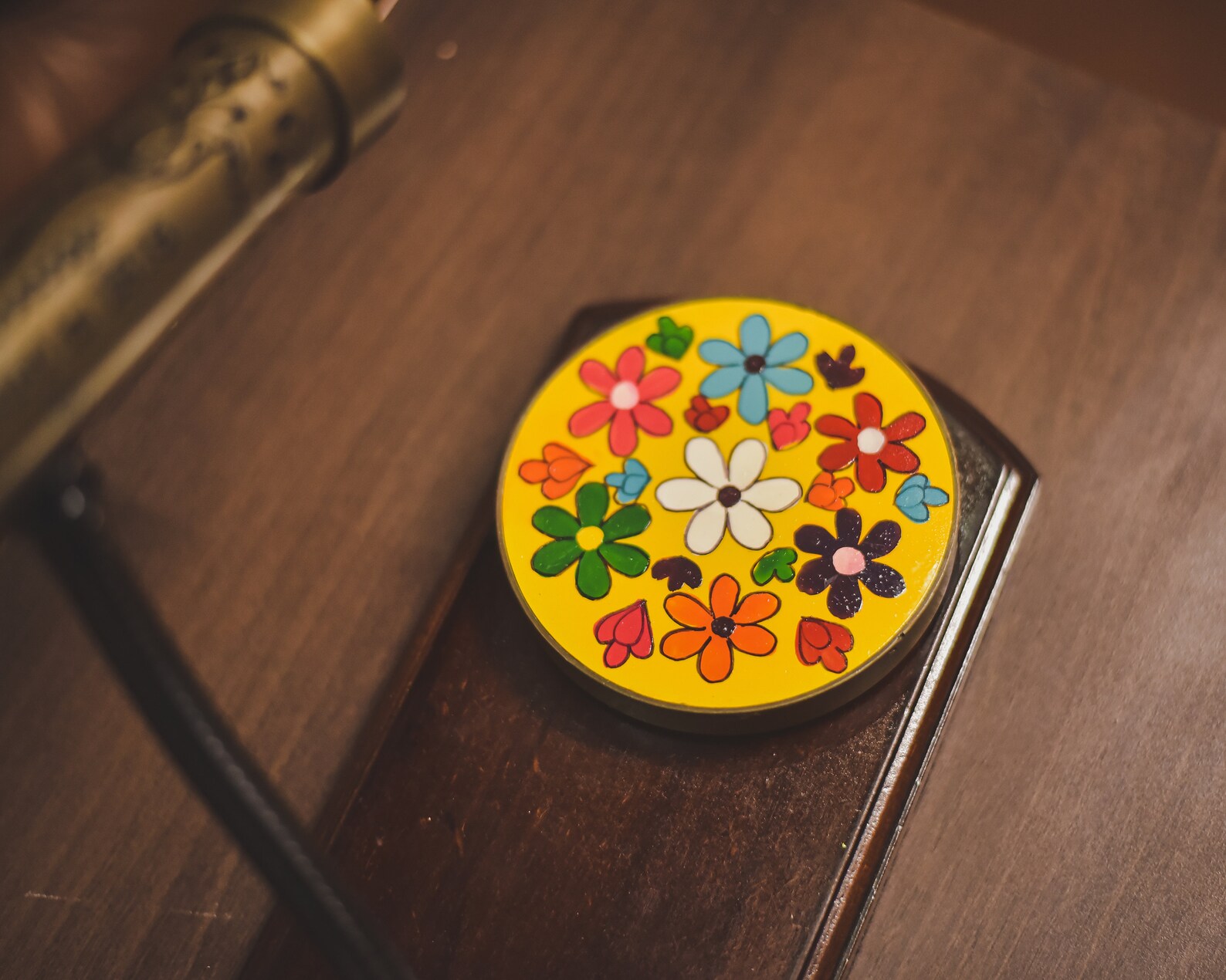 CLASSIC BRASS TELEDOSCOPE Stained Glass Kaleidoscope Etsy