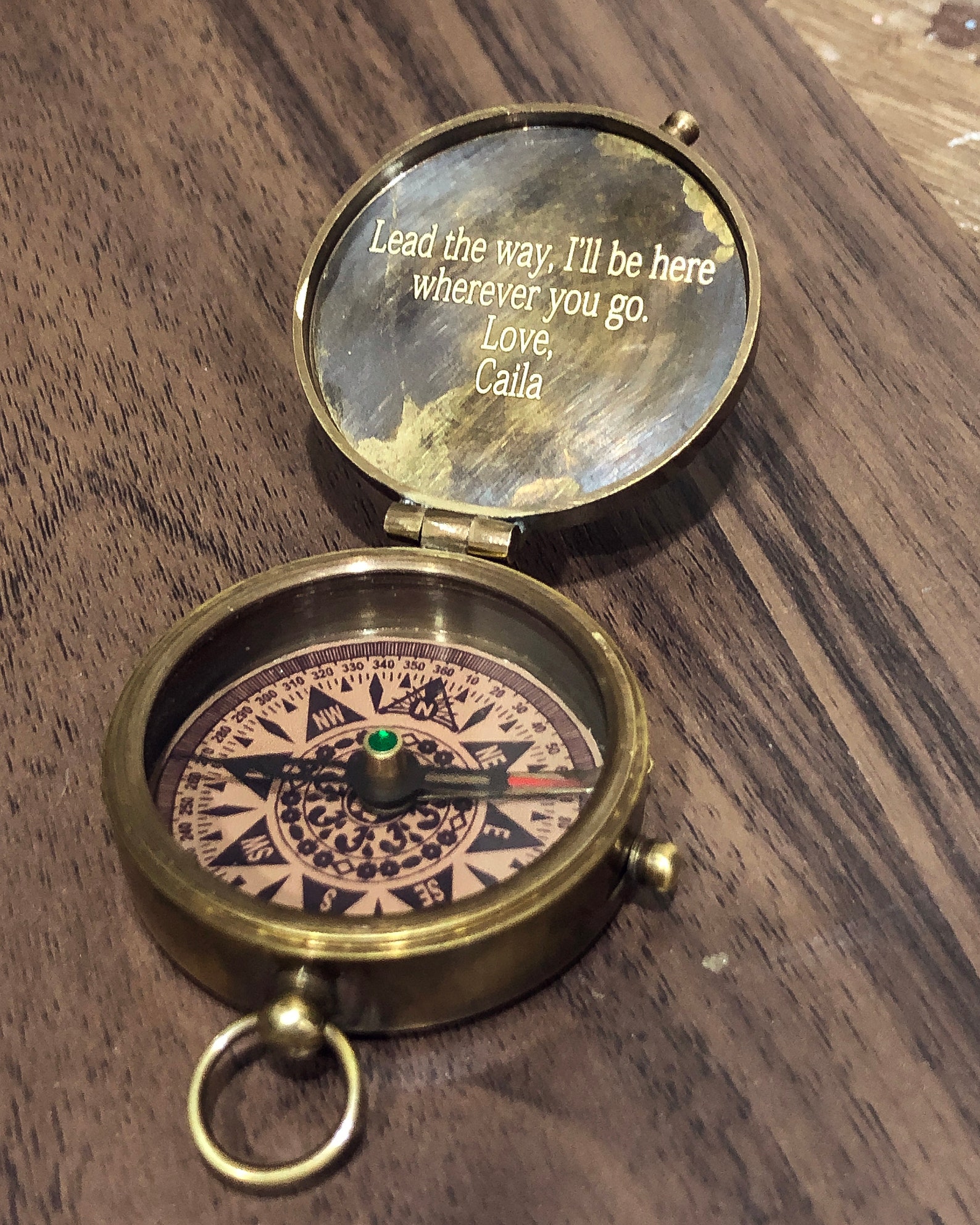 Personalized Antique Vintage Nautical Compass / 100 Years Calendar ...