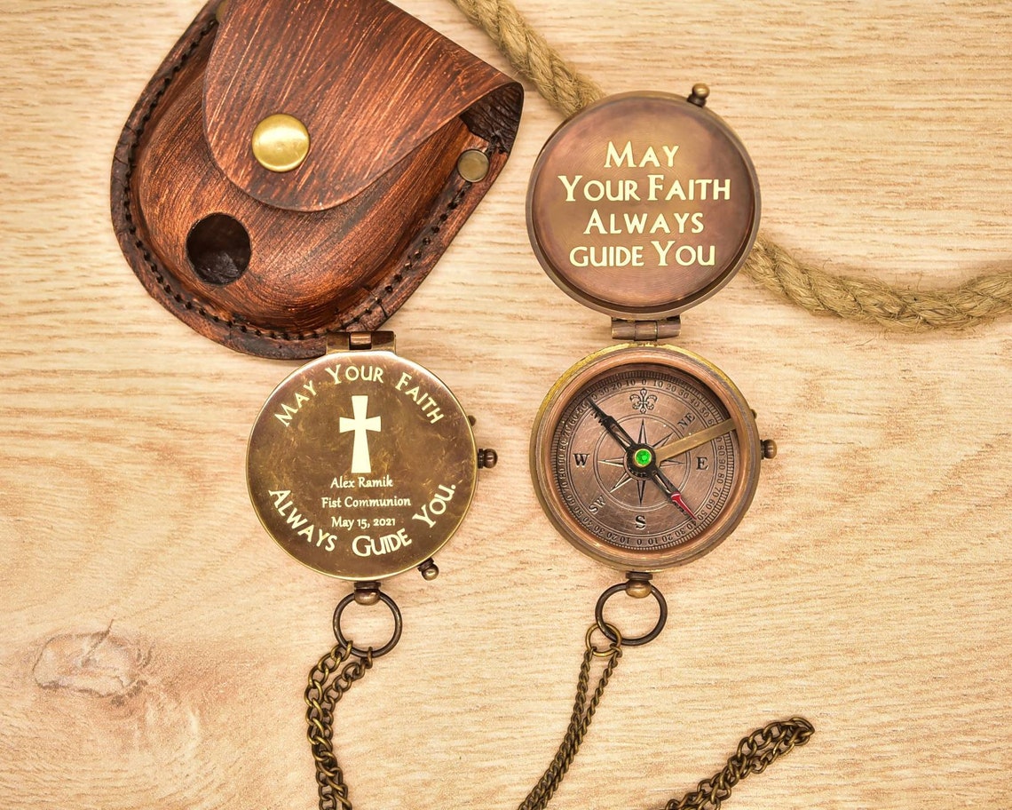You Are My True North Personalized Compass Engraved Nautical Etsy